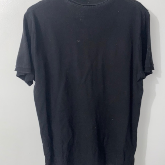 American Eagle Black Polo Tee - Picture 2 of 2